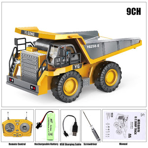 RC Car Children Toys Remote Control Car Toys For Boys Radio Control Excavator Dump Truck Bulldozer Electric car Kids Toys Gift | TageUnlimited