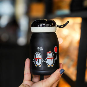 Double Layer Handy Cup Super Cute Feeding Cups Ins 14.3x7.8cm Gift Cup Kitchen Accessories Small Fresh Water Cup. | TageUnlimited