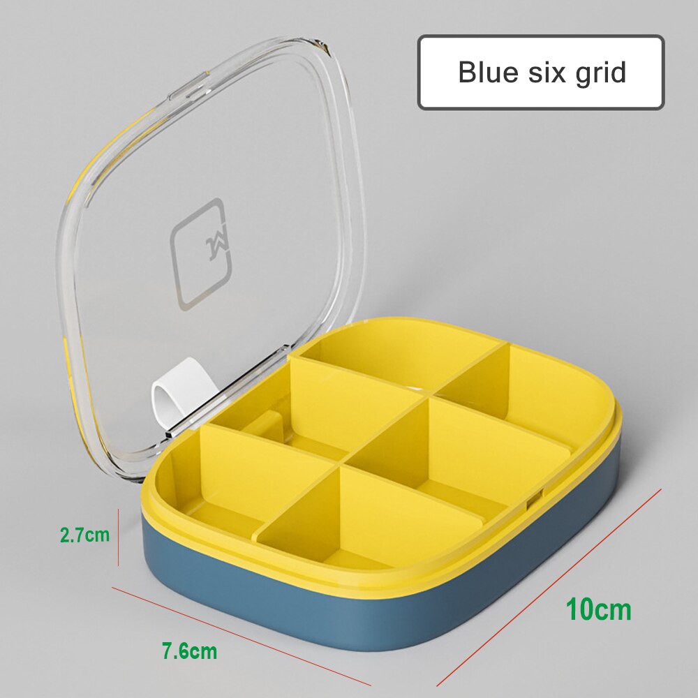 Tcare Travel Pill Organizer Moisture Proof Pills Box for Pocket Purse Daily Pill Case Portable Medicine Vitamin Holder Container | TageUnlimited
