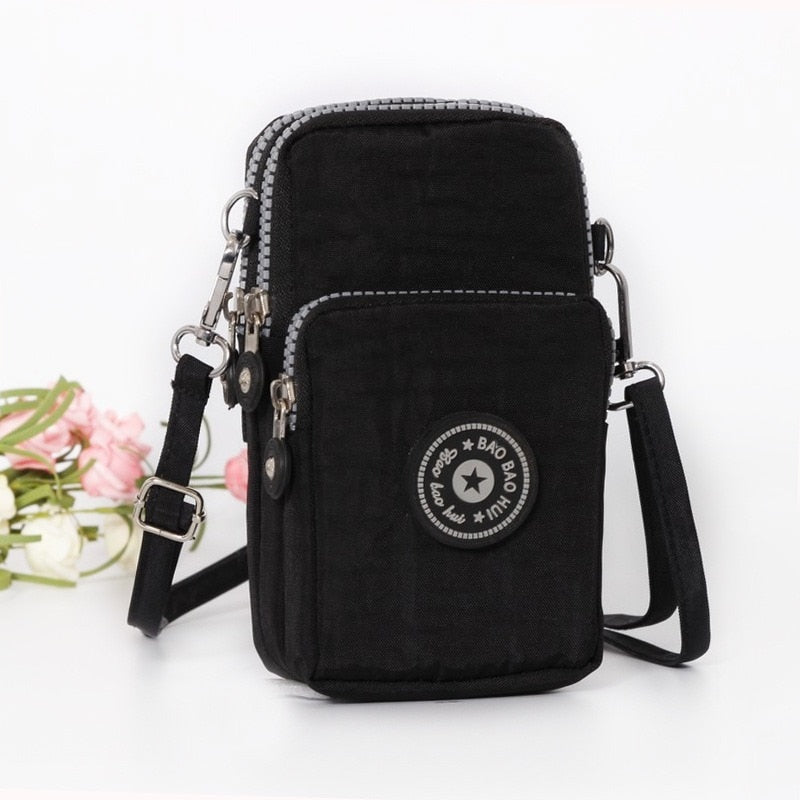 Small Shoulder Bag Nylon Women Mobile Phone Bag Mini Female Messenger Purse Lady Wallet CrossBody Bag Women Handbag | TageUnlimited