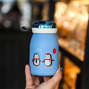 Double Layer Handy Cup Super Cute Feeding Cups Ins 14.3x7.8cm Gift Cup Kitchen Accessories Small Fresh Water Cup Student New | TageUnlimited
