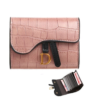 Women Short Wallet Small Fashion Luxury Brand Leather Purse Ladies Card Bag for Women Clutch Female Purse Money Clip Wallet | TageUnlimited