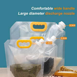 Grains Storage Packaging Bag Cereals Moisture Insect Proof Sealed Bag Thickened Portable Food Rice Bean Container Nozzle Bag | TageUnlimited