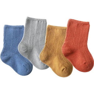 3Pairs/lot Solid Baby Socks for Newborn Soft Cotton Spring Winter Kids baby Boy Girl Sock Ribbed Leg warmers toddlers accessorie | TageUnlimited