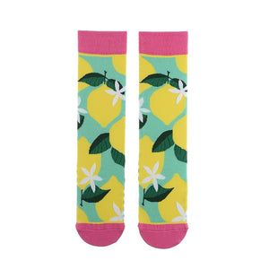 Fashion Colorful Autumn Winter Stocking  Women Socks  Plant Hedgehog Slothsi Cotton Socks Personality Straight Trendy Socks | TageUnlimited
