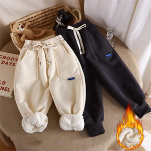 Velvet Pants Kids Children'S Sports Pants Winter Autumn Boys Girls Long Cotton Corduroy Thick Casual Warm Trousers 2-8 Years | Boy's Bottoms, Girl's Bottoms | TageUnlimited