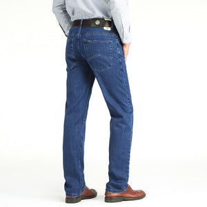 Loose Jeans Men Business Cotton Fabric Summer Classic Brand Straight Denim Pants for Male Casual Trousers Mens | TageUnlimited