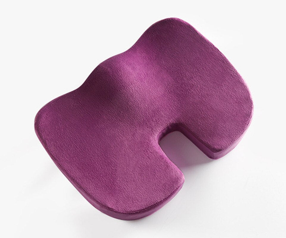 Coccyx Orthopedic Memory Foam Cushion Seat Massage Chair Gel Cushion Pad Car U-Shape Seat Cushion Travel Breathable Seat Cushion | TageUnlimited