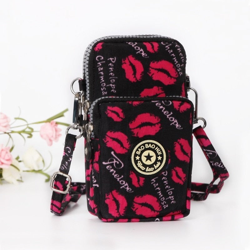 Small Shoulder Bag Nylon Women Mobile Phone Bag Mini Female Messenger Purse Lady Wallet CrossBody Bag Women Handbag | TageUnlimited
