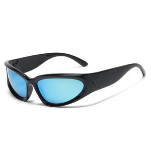 Popular Women&#39;s Sunglasses  Punk Sunglasses Unique Sports Sun Glasses Men UV400 Goggle Shades Mirror Colorful Y2k Eyewear | TageUnlimited
