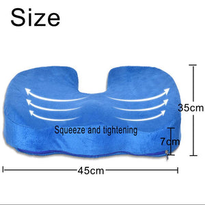 Coccyx Orthopedic Memory Foam Cushion Seat Massage Chair Gel Cushion Pad Car U-Shape Seat Cushion Travel Breathable Seat Cushion | TageUnlimited
