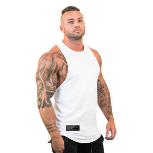 Brand Clothing Men Gym Singlet Muscle Stringer Tank Tops Fitness Sports Sleeveless Shirt Y BACK Racer Workout Tops Vest | TageUnlimited