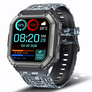 Smart Watch Men Big Battery Music Play Fitness Tracker Bluetooth Dial Call Sport Smartwatch Men for IOS Android | TageUnlimited