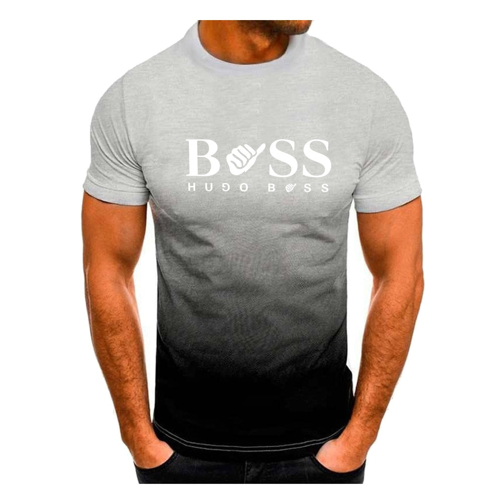 men's T-shirt short sleeve solid men's loose t-shirt men's top brand new brand men's 3D T-shirt short sleeve | TageUnlimited