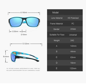 Vintage Mens Polarized Sunglasses Men Outdoor Sports Windproof Sand Classic Driving Fishing Sun Glasses UV400 Protection | TageUnlimited
