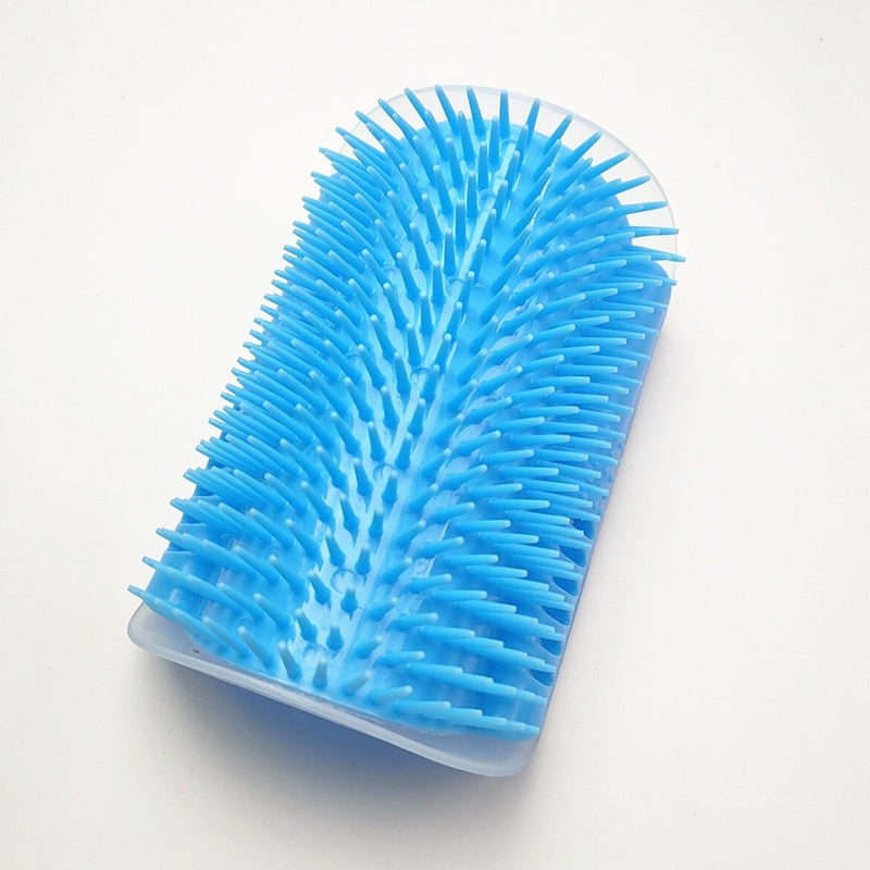 Cat Self Groomer With Catnip Soft Cats Wall Corner Massage Cat Comb Brush Rubs The Face With A Tickling Comb Pet Grooming Supply | TageUnlimited