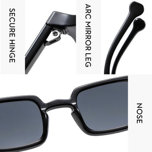 Luxurious Rectangle Sunglasses Women Oval Vintage Brand Designer Square Sun Glasses Men Shades Female Eyewear Anti-glare UV400 | TageUnlimited