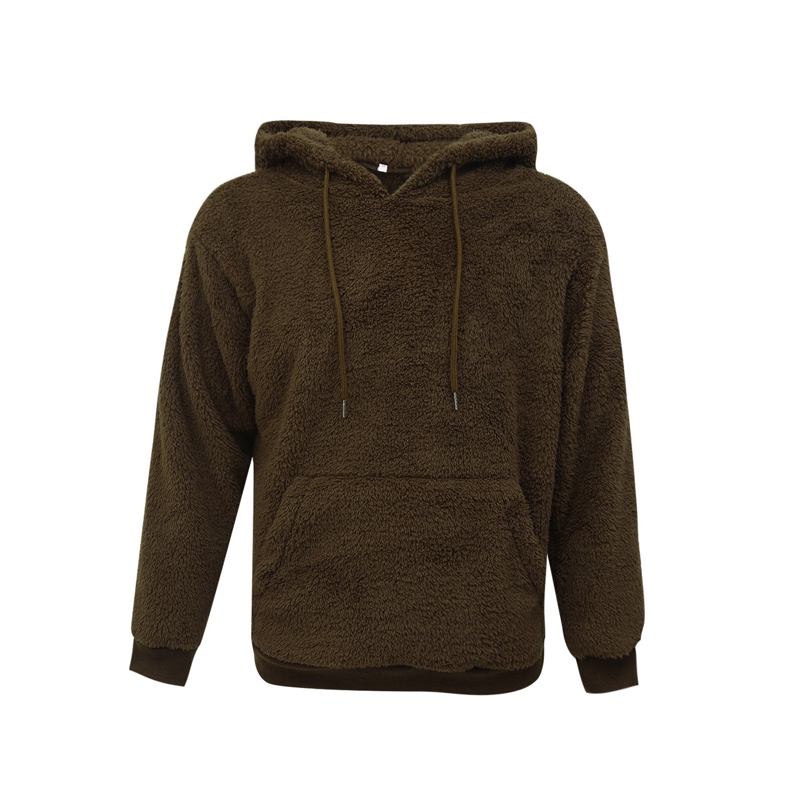 New Autumn and Winter Warm Men´s Wool Hooded Sweatshirts Letter Print Hooded Pullover Kangaroo Pocket Hooded Fleece Sweatshirts | TageUnlimited