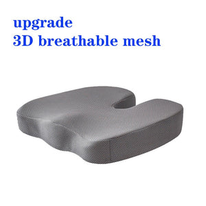 Coccyx Orthopedic Memory Foam Cushion Seat Massage Chair Gel Cushion Pad Car U-Shape Seat Cushion Travel Breathable Seat Cushion | TageUnlimited