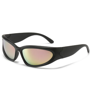 Popular Women Sunglasses  Punk Sunglasses Unique Sports Sun Glasses Men UV400 Goggle Shades Mirror Colorful Y2k Eyewear | TageUnlimited