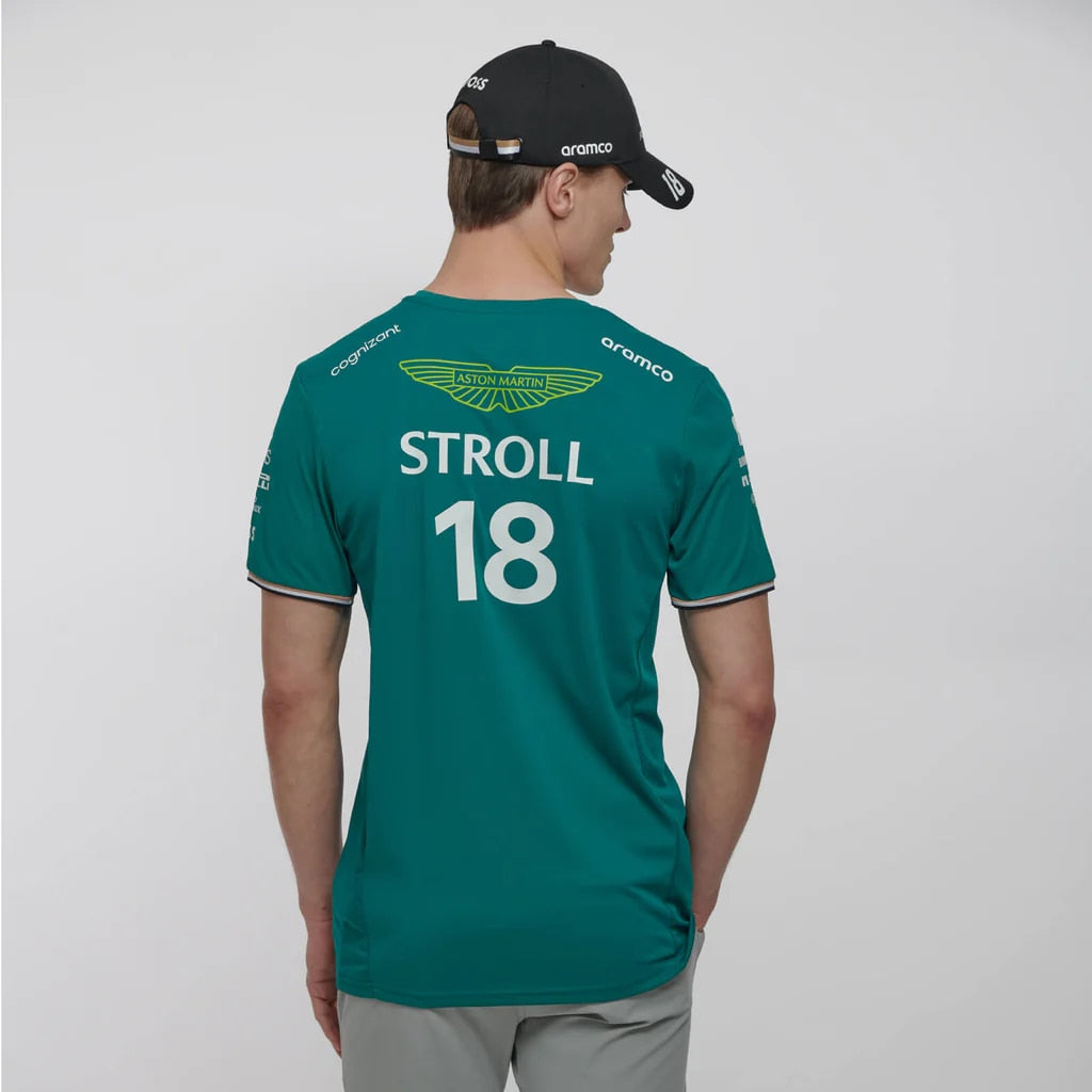 Aston Martin f1 team t-shirts, Spanish racing driver Fernando Alonso 14 and STROLL  18 hot sale oversized t-shirts | TageUnlimited