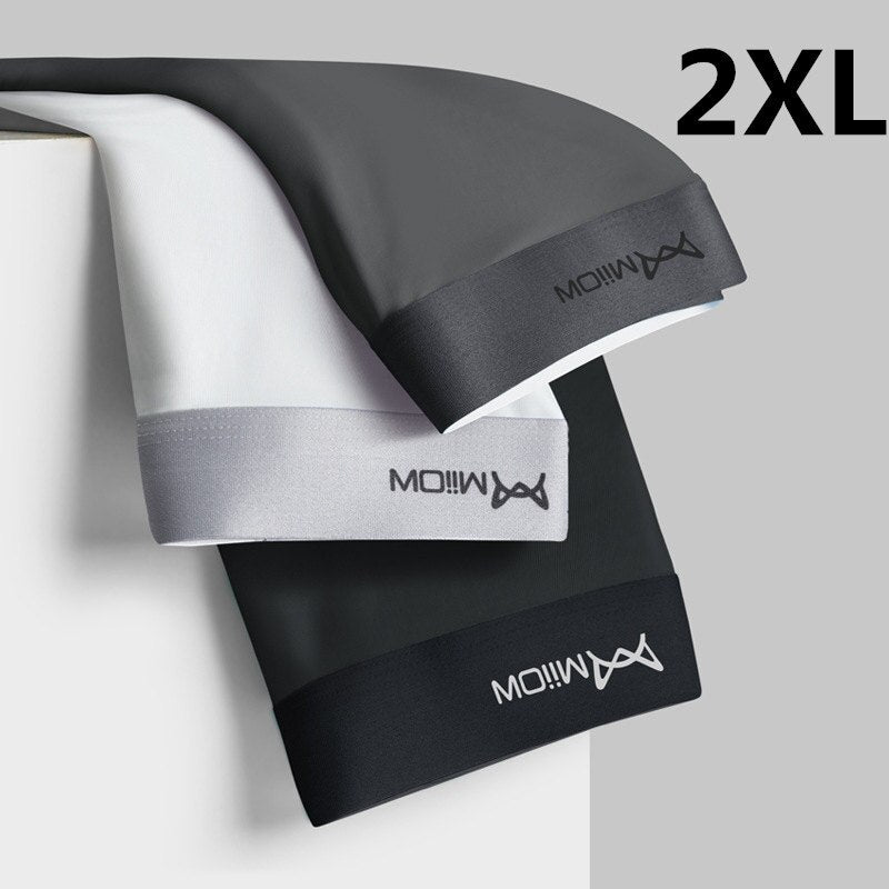 High Quality 3pcs/set Graphene Men Underwear Panty Man Boxer Shorts AAA Antibacterial Ice Silk Panties Men&#39;s Breather Underpants | TageUnlimited