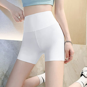 Seamless Biker Shorts Women Fitness Casual High Waist Fashion Summer Slim Knee-Length Bottoms Black Cycling Shorts Streetwear | TageUnlimited