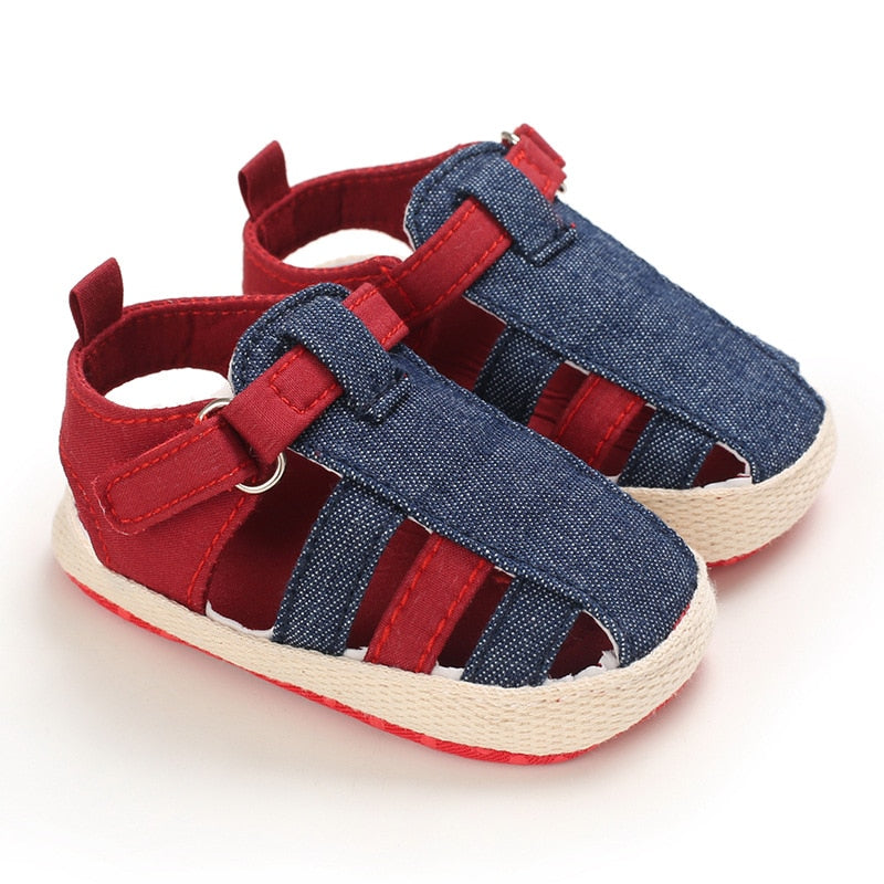 Baby Boys Sandals Toddler Summer Kids Canvas Beach Holiday Shoes Newborn Baby Shoes For Boys 0-18M | TageUnlimited