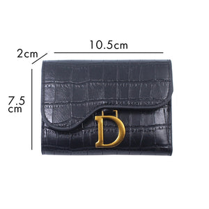 Women Short Wallet Small Fashion Luxury Brand Leather Purse Ladies Card Bag for Women Clutch Female Purse Money Clip Wallet | TageUnlimited
