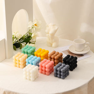 Modern Home Decoration Big Cube Bubble Candle Soy Wax Aromatherapy Scented Candles Home Decorative Candles Birthday Gift | TageUnlimited