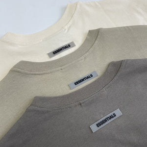 ESSENTIALS T-shirt Loose Rubber Letter logo Ovesized Short Sleeve Hip hop Unisex 100% Cotton Sports Tees | TageUnlimited