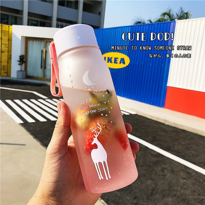 700/500ml Plastic Bottle For Water Girl Cute Drinking Bottle For Children Gym School  FREE SHIPPING WATER BOTTL | 0 | TageUnlimited