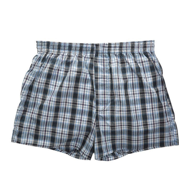 New Classic Plaid men arrow pants casual fashion brand High quality boxer 4pcs/lot mens Cotton boxers men shorts underwear | TageUnlimited