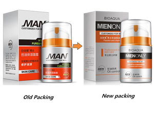 BIOAQUA Brand Men Skin Care Deep Hydrating Moisturizing Oil-control Whitening Face Cream Anti Wrinkle Anti-Aging Day Cream 50g | TageUnlimited