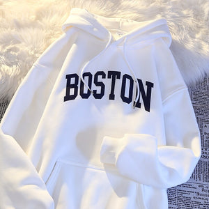 Women's Hooded Sweater Autumn  Hoodies Oversized Winter Small Loose Thin Section Pullover Tops Harajuku Hoodies Print | TageUnlimited