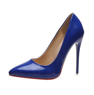 Fashion High Heels 35-45 Plus Size Women Shoes 12cm Thin Stiletto Banquet Wedding Shoes Sexy Pointed Toe Ladies Party Shoes | TageUnlimited