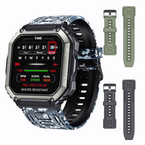 Smart Watch Men Big Battery Music Play Fitness Tracker Bluetooth Dial Call Sport Smartwatch Men for IOS Android | TageUnlimited