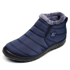 Women Boots Slip On Winter Shoes For Women Waterproof Ankle Boots Winter Boots Female Snow Botines  Black Botas Femininas | TageUnlimited