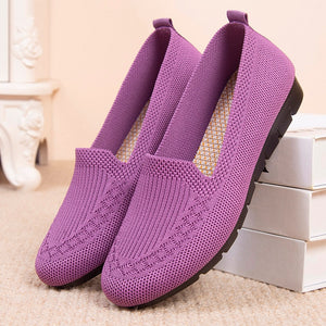 Mesh Breathable Sneakers Women Breathable Light Slip on Flat Casual Shoes Ladies Loafers Socks Shoes Women Zapatillas Mujer | TageUnlimited