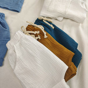 Organic Cotton Baby Clothes Set Summer Casual Tops Shorts For Boys Girls Set Unisex Toddlers 2 Pieces Kids Baby Outifs Clothing | 0 | TageUnlimited