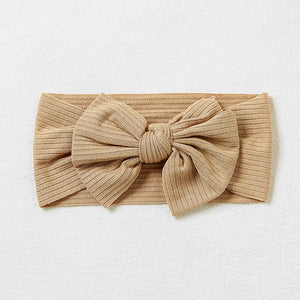 New Colors Knit Baby Headbands Rib Bow Elastic Soft Newborn Headbands for Baby Girl Children Turban Infant Kids Hair Accessories