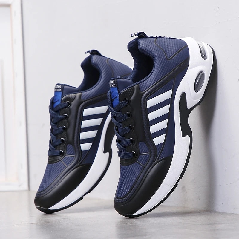 Black leather sneakers autumn man shoes  new arrival wedges sneakers men casual vulcanized shoes | TageUnlimited