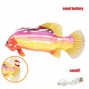 Cat Toys Electric Fish With USB Charging Built-In Lithium Battery Simulation Realistic Pet Molar Interactive Toys Pet Supplies | TageUnlimited