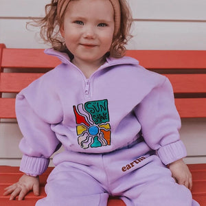 Winter Warm Boys Clothing Sets Thicken Half-Zip Fleece Jacket + Pant Baby Boy Tracksuit Kids Clothes Toddler Girl Clothes Outfit | TageUnlimited