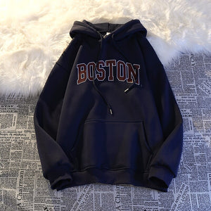 Women's Hooded Sweater Autumn  Hoodies Oversized Winter Small Loose Thin Section Pullover Tops Harajuku Hoodies Print | TageUnlimited