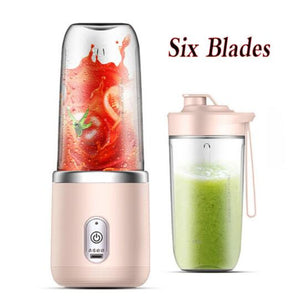 Portable Juicer Blender 300ml Electric Fruit Juicer USB Charging Lemon Orange Fruit Juicing Cup Smoothie Blender Machine | TageUnlimited
