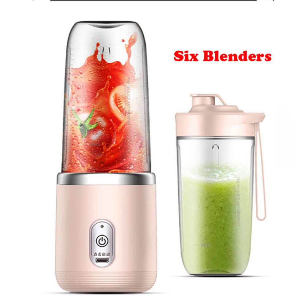 Portable Blender Bottle Electric 6 Blades Multifunction Juice Blender Fresh Juice Smoothie Blender Ice CrushCup Food Processor | TageUnlimited