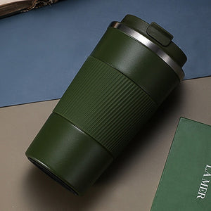380ml/510ml Double Stainless Steel 304 Coffee Thermos Mug Leak-Proof Non-Slip Car Vacuum Flask Travel Thermal Cup Water Bottle | 0 | TageUnlimited