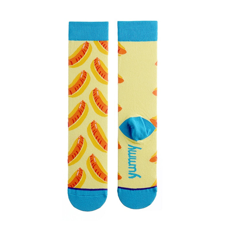 Autumn and winter socks women stockings plant cactus graffiti cotton socks personality fashion straight trendy socks | TageUnlimited