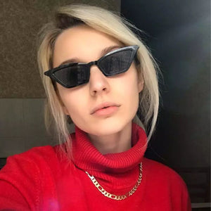 Fashion Women Vintage Cat Eye Sun Glasses  Small Frame UV400 Sun Shades Glasses Street Eyewear Luxury Trending Sunglasses | TageUnlimited